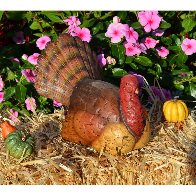 resin turkey statue